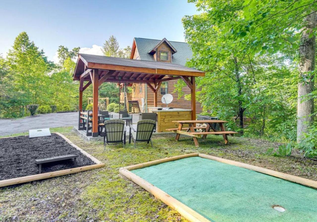 Fabulous Pet-Friendly, Family Cabin With Outdoor Kitchen, Hot Tub, Sauna, Fireplace, Theater Room, Arcade, Pool Table, And Fire Pit Within Minuties Of Dollywood Сев'єрвілл Екстер'єр фото