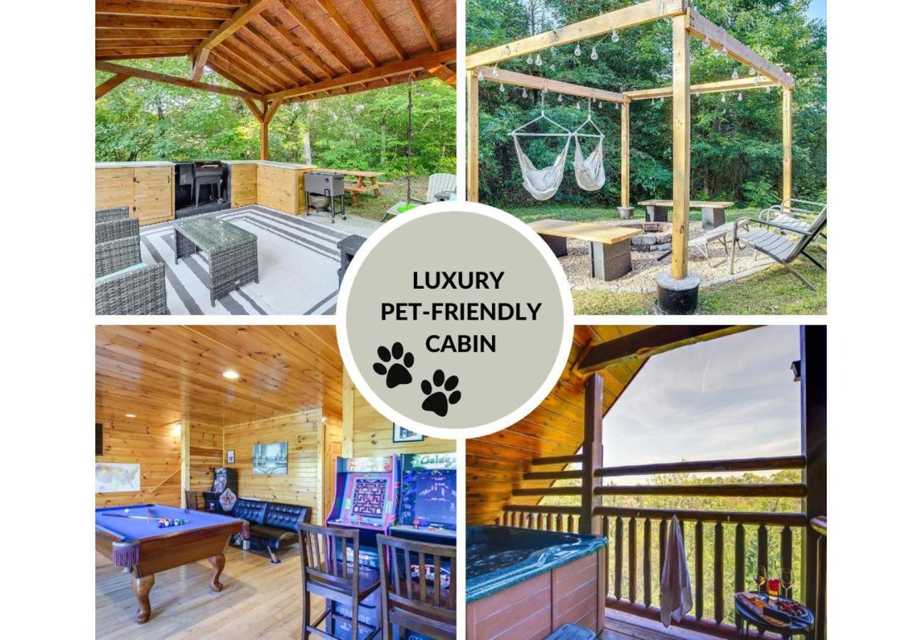 Fabulous Pet-Friendly, Family Cabin With Outdoor Kitchen, Hot Tub, Sauna, Fireplace, Theater Room, Arcade, Pool Table, And Fire Pit Within Minuties Of Dollywood Сев'єрвілл Екстер'єр фото